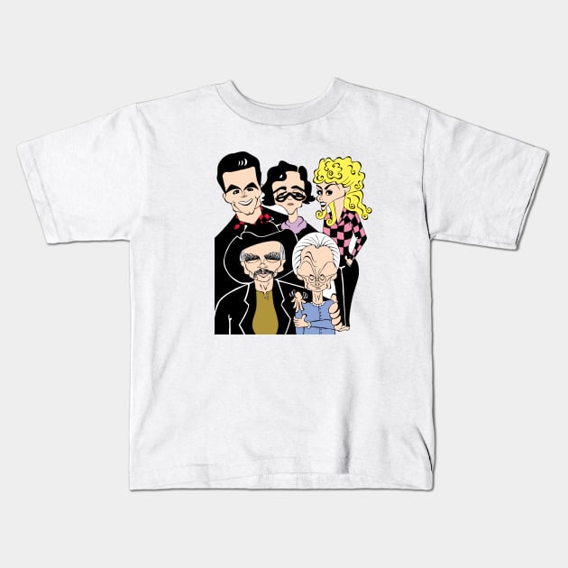 CLASSIC SITCOM - THE BEVERLY HILLBILLIES FAN ART Kids T-Shirt by cartoonistguy